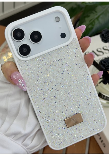 Iphone 17 Promax Uyumlu Elmas Tasarımlı Taşlı Işıltılı Parlak Pırlanta Kılıf modelleri