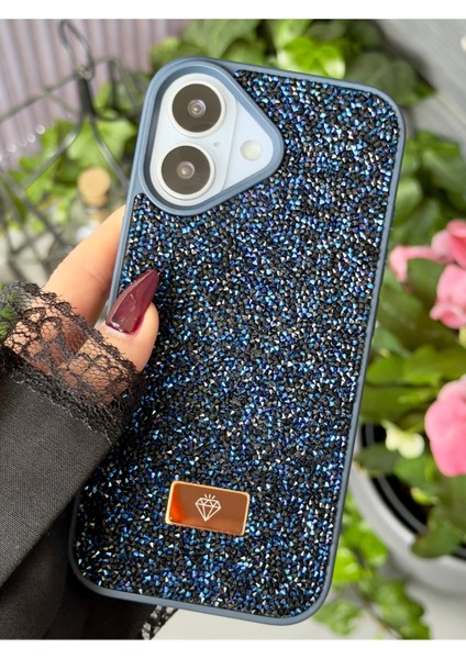 Iphone 17 Uyumlu Elmas Tasarımlı Taşlı Işıltılı Parlak Pırlanta Kılıf modelleri