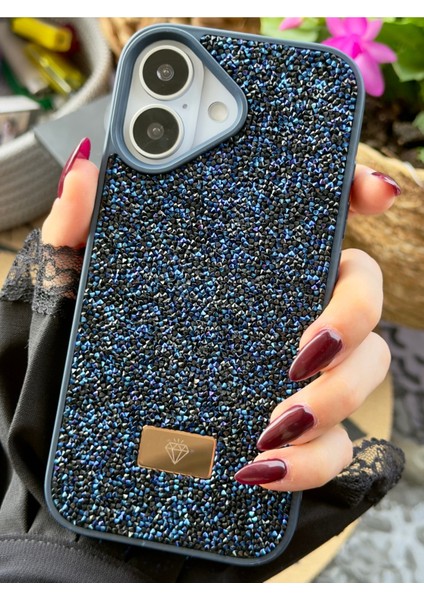 Iphone 17 Uyumlu Elmas Tasarımlı Taşlı Işıltılı Parlak Pırlanta Kılıf indirimleri