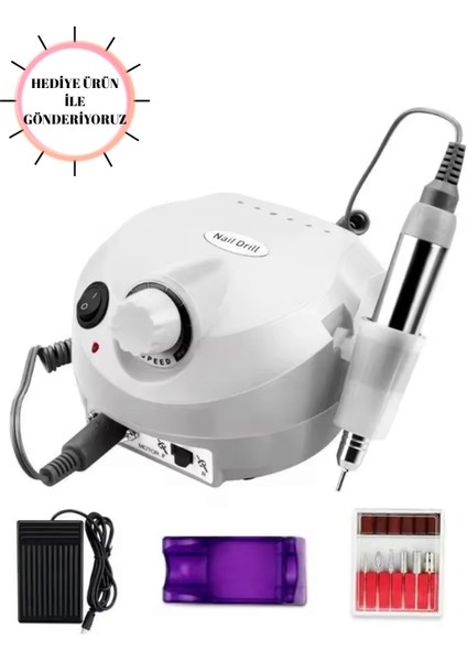 Profesyonel Nail Drill Elektrikli Freze Protez Tırnak Törpü Manikür Pedikür Protez Tırnak Makinesi