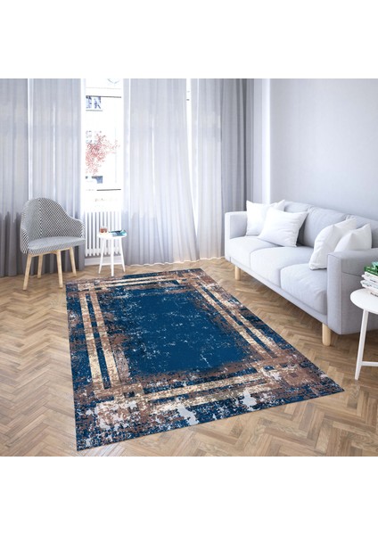 Kaymaz Tabanlı Makinede Yıkabilir Kolay Silinebilir Leke Tutmaz Yolluk Salon Mutfak Halısı