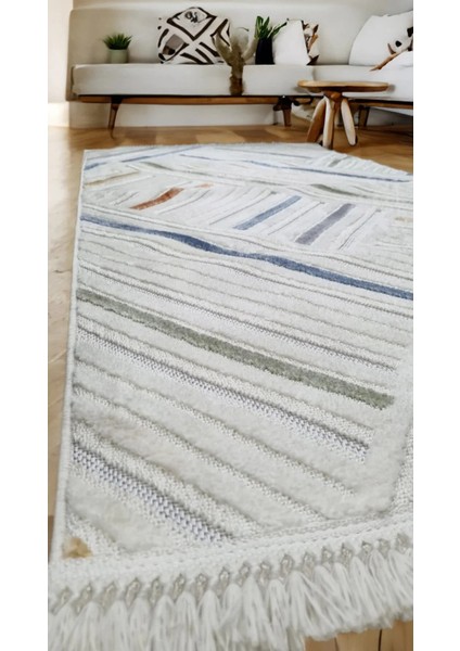 Indıa 3017 Multi Bukle Salon Halısı Yumuşak Çocuk Odası Halısı Koridor Halısı Kesme Halı Yolluk modelleri