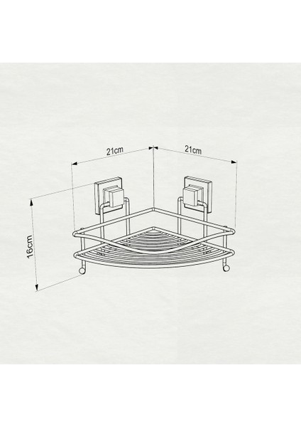 Easyfix Yapışkanlı Banyo Rafı Şampuanlık Kancalı Köşe Rafı Siyah modelleri