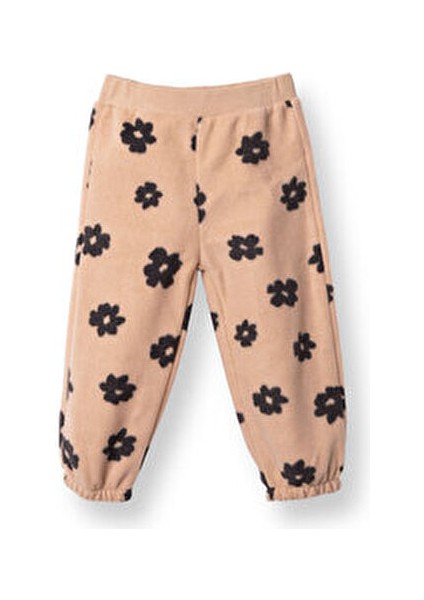 Hellobaby Kız Bebek Polar Pantolon Lastikli Paça