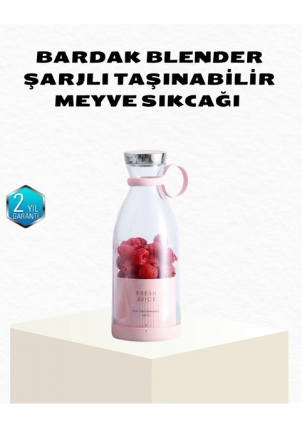 Kablosuz Taşınabilir Mini Blender – USB Şarjlı, 1200MAH