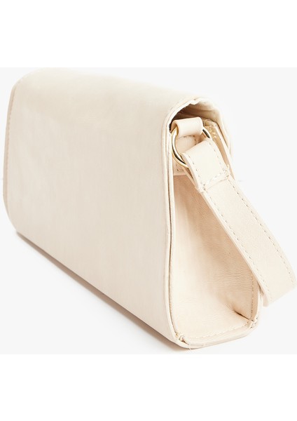 Suni Deri Kapaklı Saplı Baget Çanta modelleri