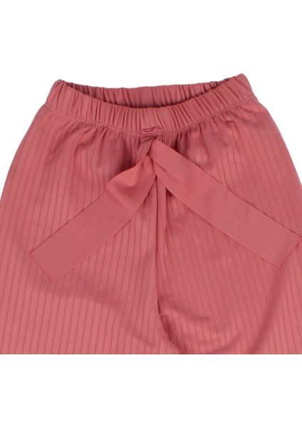 Kız Çocuk Somon Fitilli Bol Paça Tayt Pantolon - 1015636 fiyatları