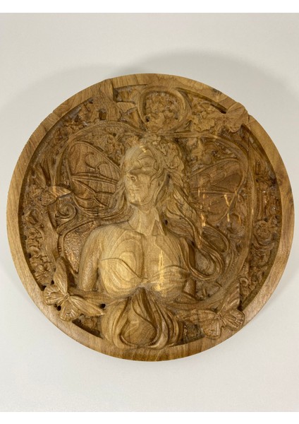 Grycnc Farlı Ile Cnc Yapımı Dekoratif Kabartma Tablo Görsel-Kabartmalı Duvar ve Masa Süsü