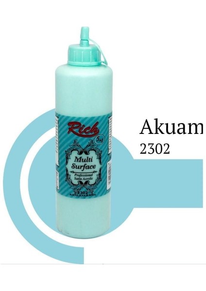 Rich Multi Surface 2202 Aku Akrilik Boya 120 cc modelleri