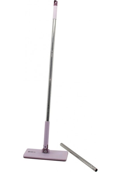 Otomatik Bez Değiştiren Mop Sap Çek=bez Bırak - Sap It=bez Tut 360° BAŞLIK=9.5X25CM- SAP:115CM (K95)