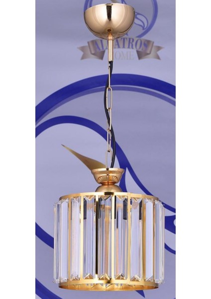 Tekli Kristal Avize Açelya Gold