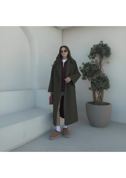 Kışlık Astarlı Detaylı Kadın Kaşmir Kaban modelleri