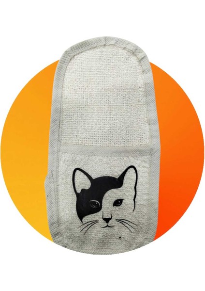 Kedi Desenli Çocuk Banyo Lifi | Havlu Kumaştan Bebek Banyo Lifi |bez Poşette Saklayınız fırsatları