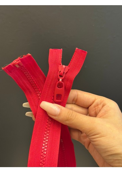 52X3 cm Kırmızı Dişli Fermuar fırsatları