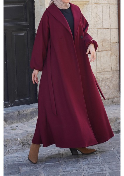 Şal Yaka Kaban - Bordo fırsatları