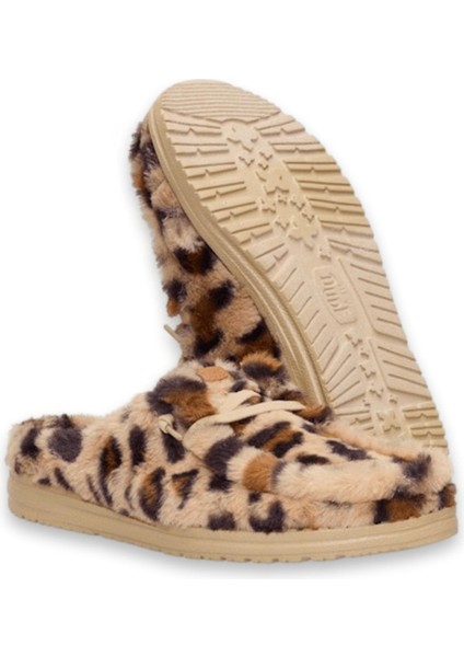 44714 Wendy Slipper Leo Fur Kahverengi Kadın Terlik indirimleri