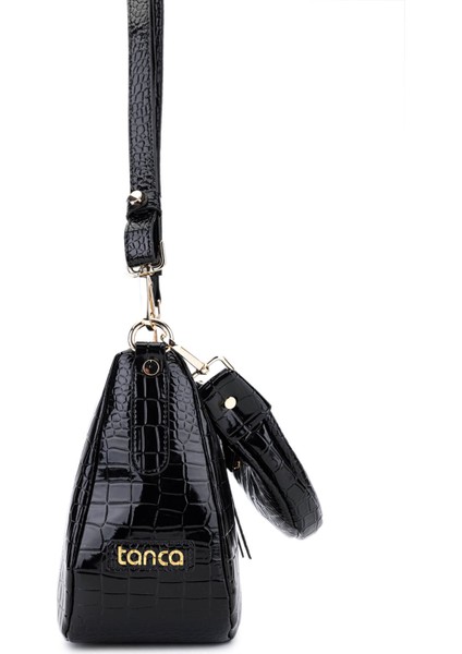 Kadın Suni Deri Siyah Kroko Omuz Çanta 1099 205 Bn Cnt SK25-26 Sıyah Kroko modelleri