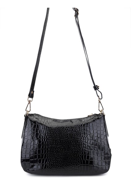 Kadın Suni Deri Siyah Kroko Omuz Çanta 1099 205 Bn Cnt SK25-26 Sıyah Kroko fırsatları