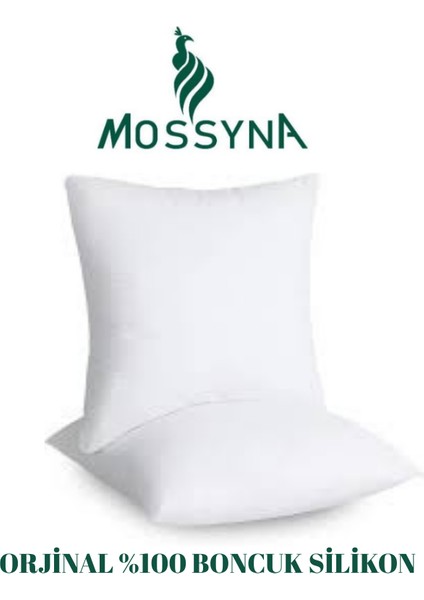 2'li Ultra Dolgun Kırlent Iç Yastık Boncuk Silikon Farklı Ebatlar Seçenekli ve Yıkanabilir