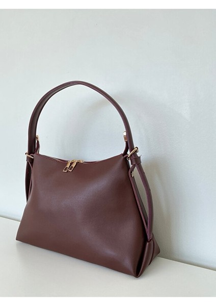 Deri Tek Askılı Klasik Günlük Baget Çanta fırsatları