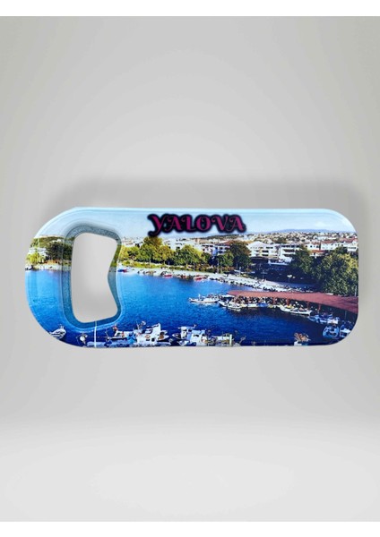 Yalova Temalı Plastik Açacak Magnet Buzdolabı Süsü Şişe Açacağı (KOD:976)