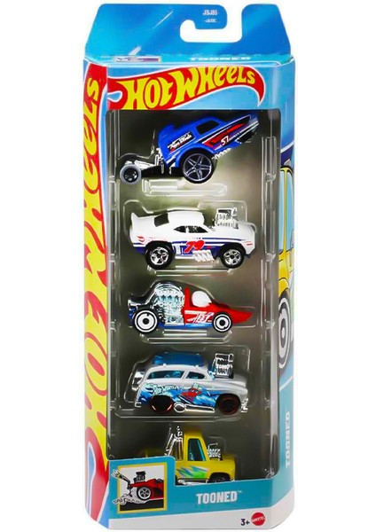 Hot Wheels Beşli Araba Seti Tooned JBJ85