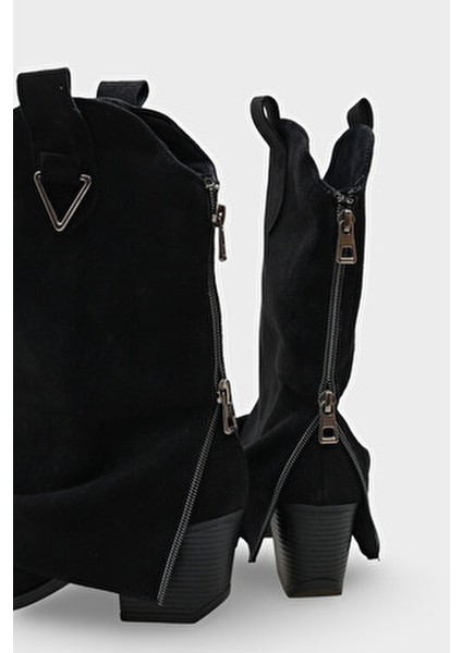 Rhianna Büzgülü Kovboy Çizme modelleri