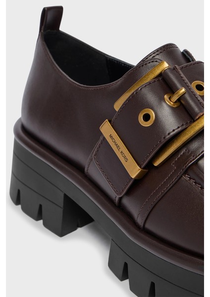 Tokalı Deri Kalın Tabanlı Loafer Ayakabbı 40F4COFP1L251 Bayan Ayakkabı 40F4COFP1L 251