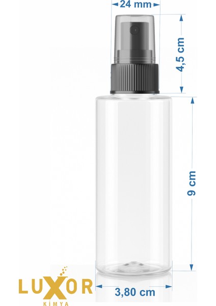 100 ml Boş Spreyli Şişe - 6 Adet modelleri