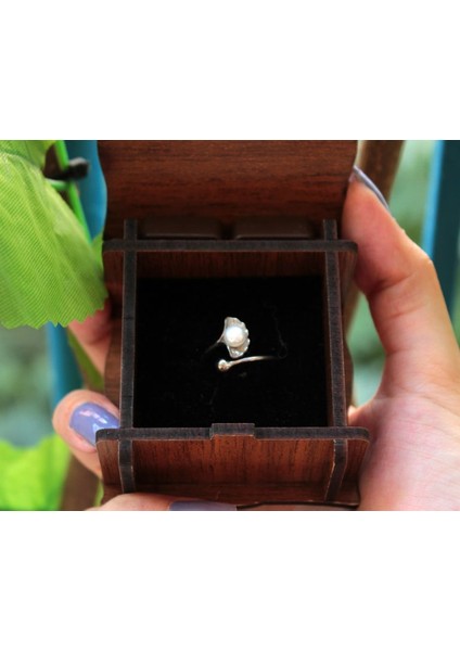 İncili Ayarlanabilir Orkide Yüzük fiyatları