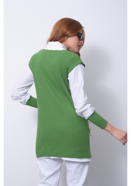 Fitilli Triko Süveterli Gömlek Ikili Kombin modelleri