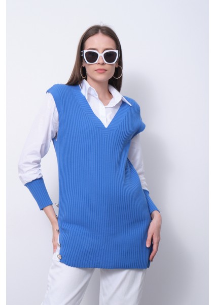 Fitilli Triko Süveterli Gömlek Ikili Kombin fiyatları