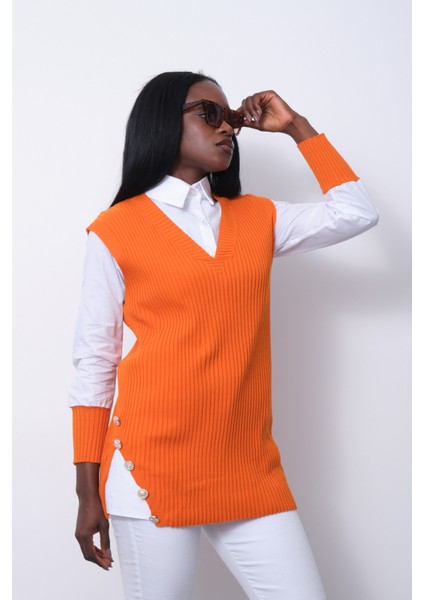 Fitilli Triko Süveterli Gömlek Ikili Kombin fiyatları