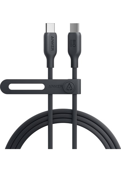 543 Usb-C To Usb-C 100W Şarj Destekli 1,8m Şarj Kablosu (Eco Friendly) - Siyah