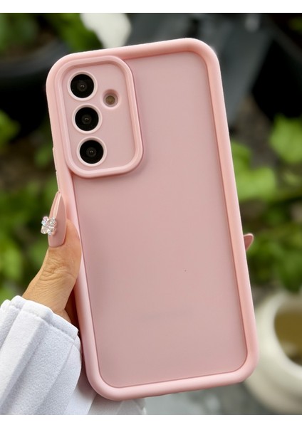 Galaxy A35 Uyumlu Mat Lansman Parmak Izi Bırakmaz Esnek Silikon Kılıf