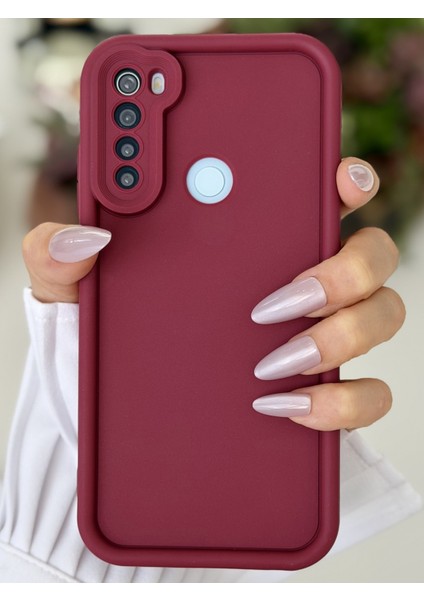 Redmi Note 8 Uyumlu Mat Lansman Parmak Izi Bırakmaz Esnek Silikon Kılıf