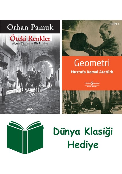 Öteki Renkler + Geometri + Dünya Klasiği Hediye