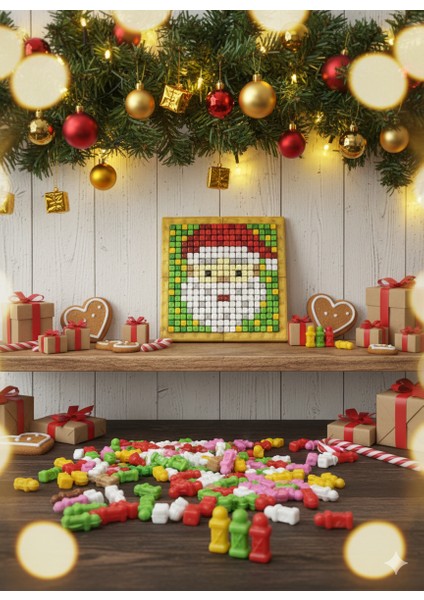 Flexi Piksel Sanat Kiti – Yılbaşı Temalı Piksel Sanatı - Mozaik - 10*10 cm - PFY1005 fiyatları