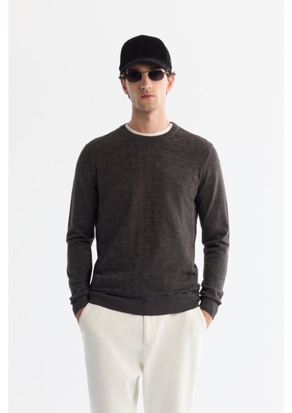 Erkek Antrasit Dokulu Basic Kazak E005110