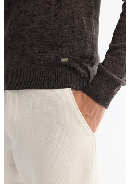 Erkek Antrasit Dokulu Basic Kazak E005110