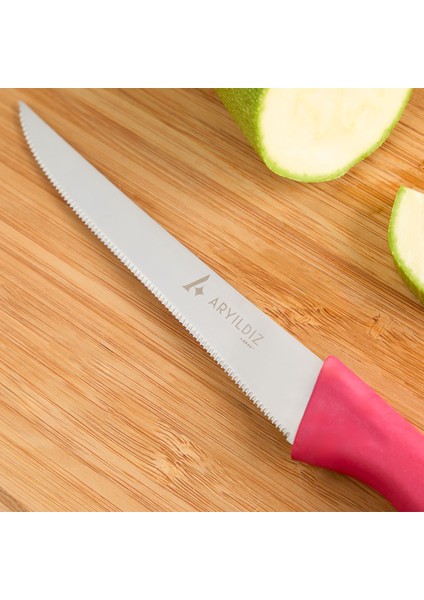 Primo Lazer Sebze Bıçağı Bordo 11 cm fiyatları