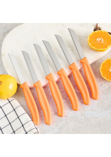 Mira 6 Parça Dişli Meyve Bıçak Seti Turuncu fiyatları