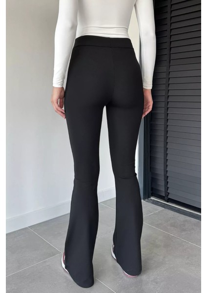 Kadın Yüksek Bel Ispanyol Paça Likralı Tayt P-00019026 fırsatları