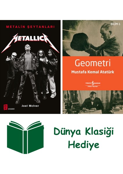 Metalin Şeytanları Metallica + Geometri + Dünya Klasiği Hediye