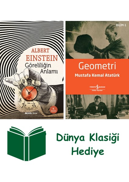 Göreliliğin Anlamı + Geometri + Dünya Klasiği Hediye