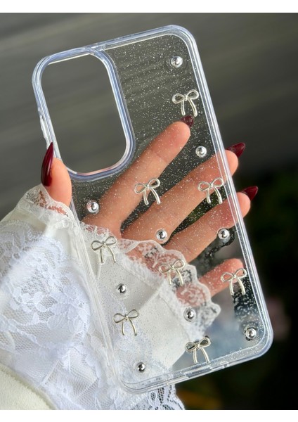 Galaxy A16 Uyumlu Mini Fiyonk Epoksili Oyuncaklı Esnek Silikon Kılıf