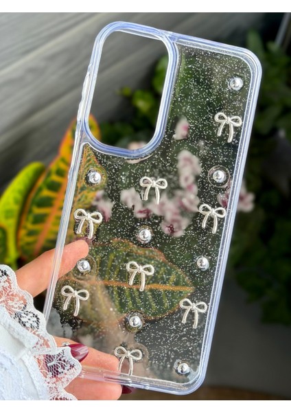 Galaxy A16 Uyumlu Mini Fiyonk Epoksili Oyuncaklı Esnek Silikon Kılıf