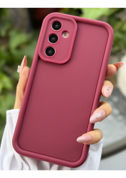 Galaxy A35 Uyumlu Mat Lansman Parmak Izi Bırakmaz Esnek Silikon Kılıf
