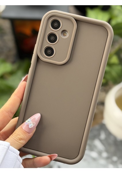 Galaxy A35 Uyumlu Mat Lansman Parmak Izi Bırakmaz Esnek Silikon Kılıf