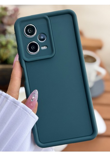 Redmi Note 12 Pro 5g Uyumlu Mat Lansman Parmak Izi Bırakmaz Esnek Silikon Kılıf